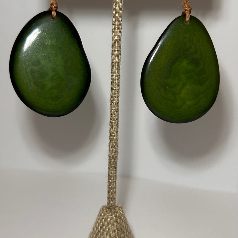 Tagua Amigas Earrings - women’s jewelry - Picture 3 of 6